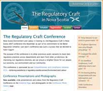 The Regulatory Craft Conference - Screen Shot